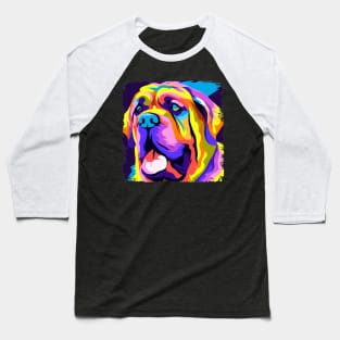 Mastiff Pop Art - Dog Lover Gifts Baseball T-Shirt